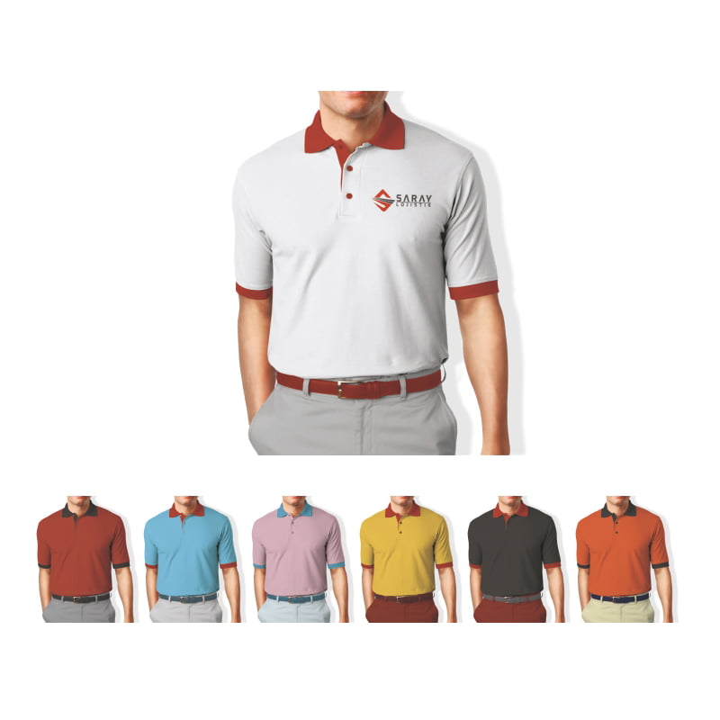 89-1.Kalite Uni Polo Yaka T-Shırt (145 Gr.) - Görsel 2