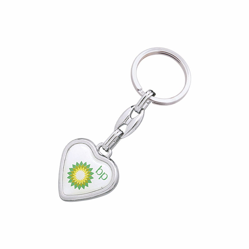 825-KHL Krom Çift Taraflı Metal Anahtarlık - Görsel 2