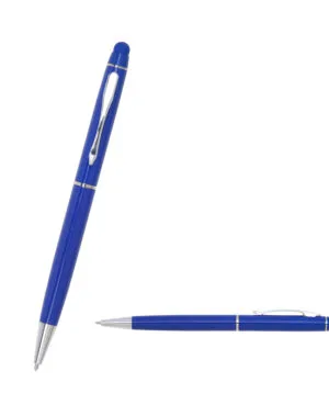 1022 Lacivert Metal Tükenmez Touchpen Kalem