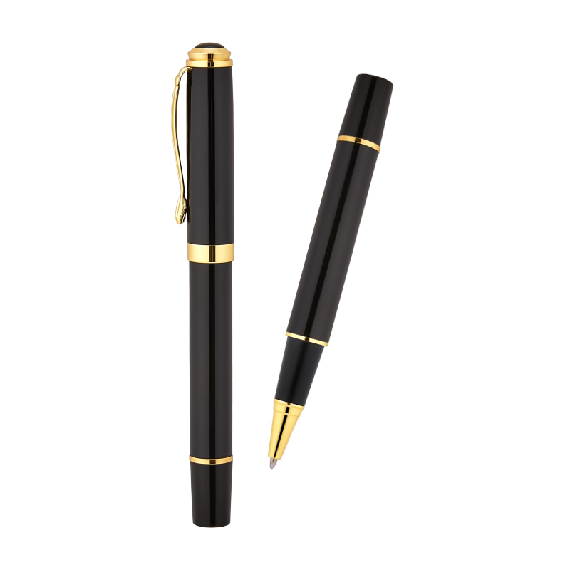 1109-R Siyah Metal Roller Kalem - Görsel 2