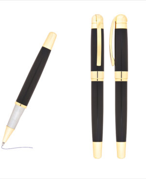 1123-R Siyah Metal Roller Kalem