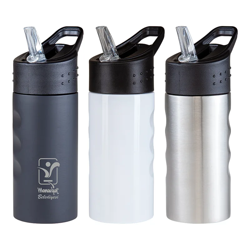 5302 Siyah Çelik Matara / 500 ml - Görsel 2