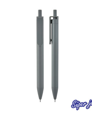 509 Gri Plastik Süper Jel Kalem