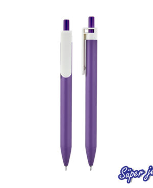 509-BK Mor Plastik Süper Jel Kalem