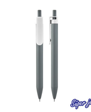 509-BK Gri Plastik Süper Jel Kalem