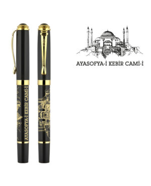 685-R Ayasofya Kabartma Figürlü Metal Roller Kalem
