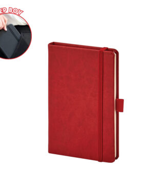 923-914 Kırmızı Termo Deri Defter