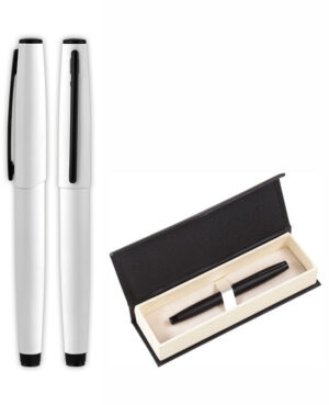 675-KR Beyaz Metal Roller Kalem Seti