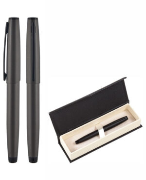 675-KR Gri Metal Roller Kalem Seti