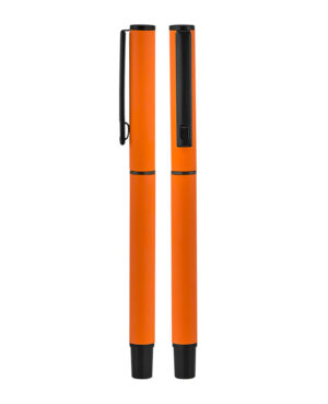 2025 BELEK Turuncu Metal Roller Kalem Süper Jel Refil