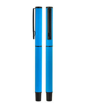 2025 BELEK Mavi Metal Roller Kalem Süper Jel Refil