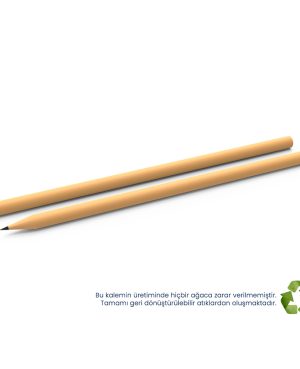 1314 - Yuvarlak Naturel Kurşun Kalem