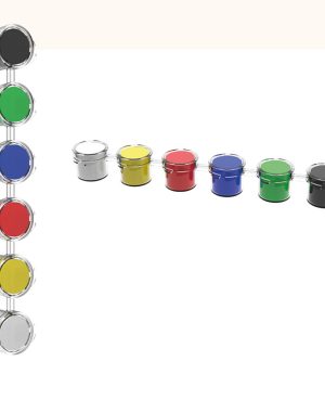 1338 - 4 ml 6 Renkli Guaj Boyası