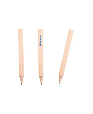 1389 - Mini Naturel Köşeli Kurşun Kalem