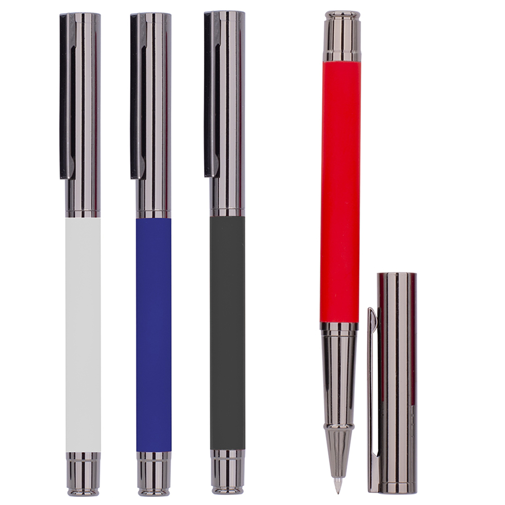 1468 - Metal Rubber Tükenmez Kalem