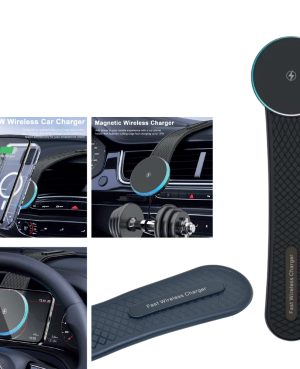 2762 - Araç İçi Magsafe Kablosuz Şarj Cihazı