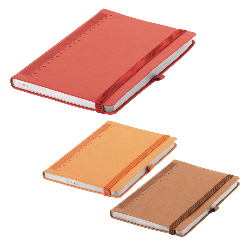 6437 - Termoderi Kapak Cetvelli Defter ( 13 x 21 cm )