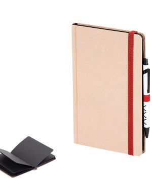 6492 - Kraft Sert Kapak Defter ( 9 x 14 cm )
