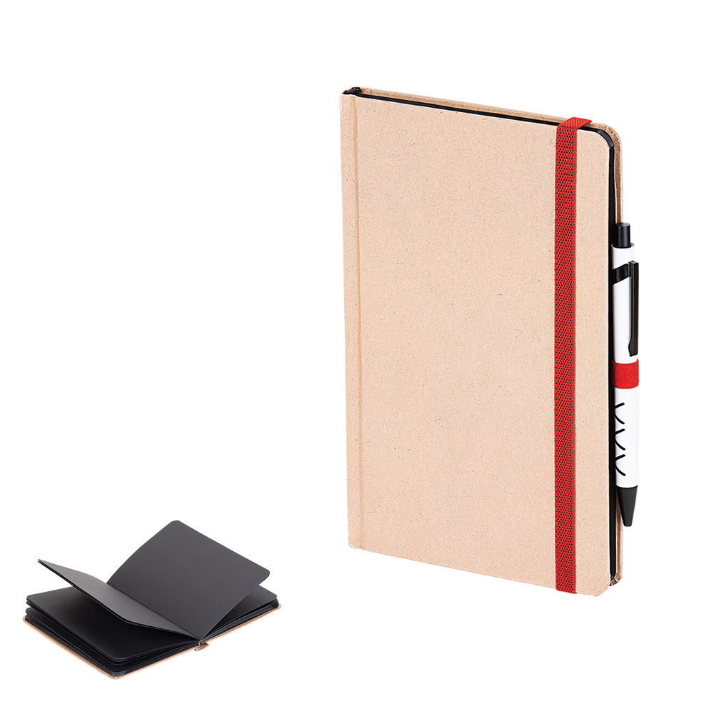 6492 - Kraft Sert Kapak Defter ( 9 x 14 cm )