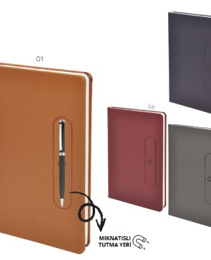 6517 - Termo Deri Magnetli Defter