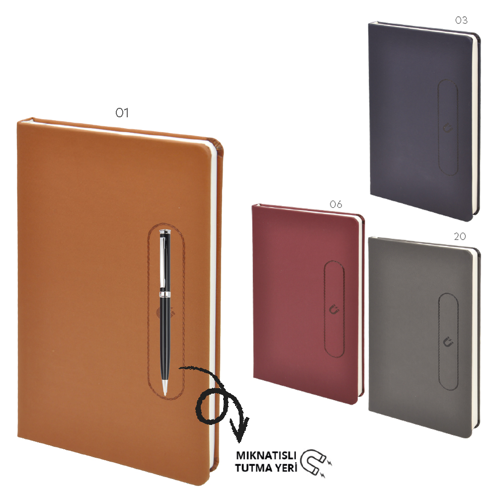 6517 - Termo Deri Magnetli Defter