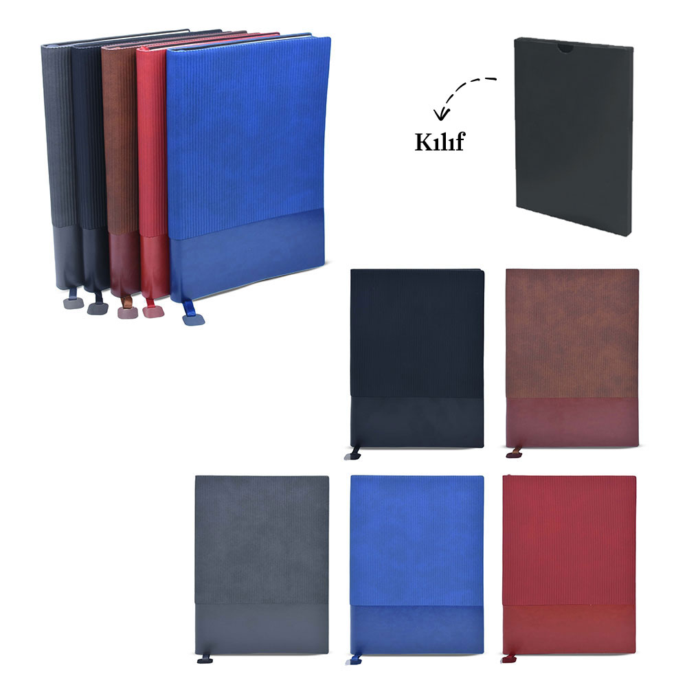 6550 - Yumuşak Kapak Kılıflı Defter 16 x 22 cm