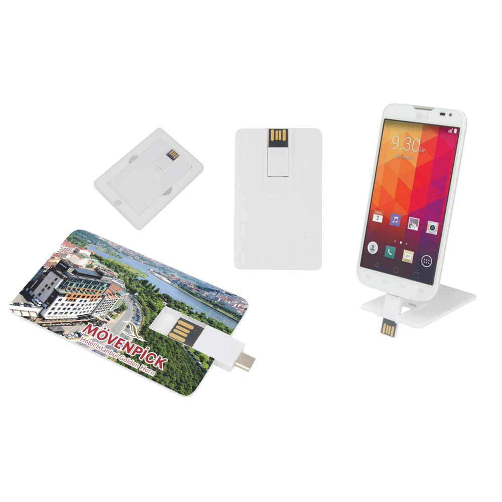 7238-16GB - 16 GB OTG Özellikli Kartvizit USB Bellek
