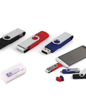 7243-8GB - 8 GB Döner Kapaklı USB Bellek (OTG Özellikli)