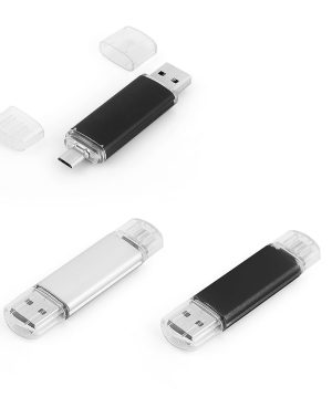 7245-8GB - 8 GB OTG Özellikli Metal USB Bellek