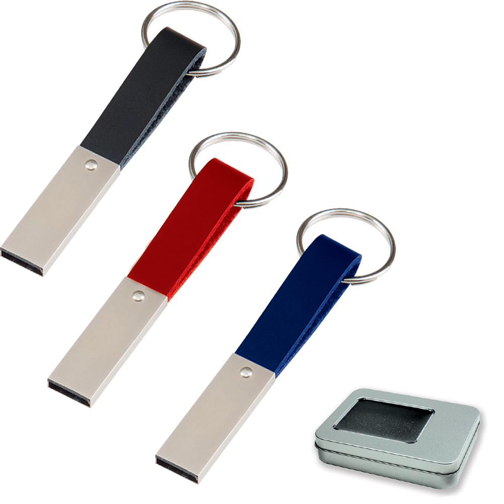 7256-16GB - 16 GB Metal USB Bellek Anahtarlık