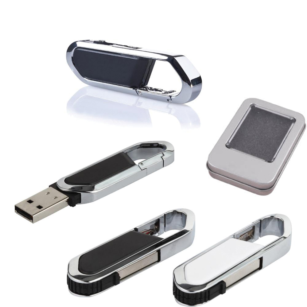 7284-16GB - 16 GB Metal Plastik Anahtarlık USB Bellek