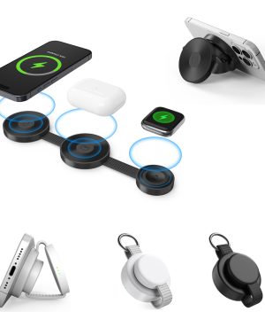 7341 - 3'ü 1 Arada Wireless Kablosuz Şarj Cihazı