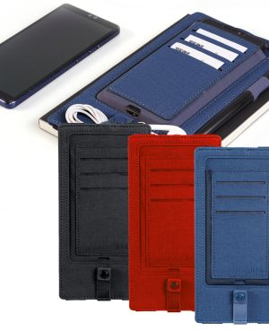 7350 - Wireless Şarj Özellikli Defter Kılıfı