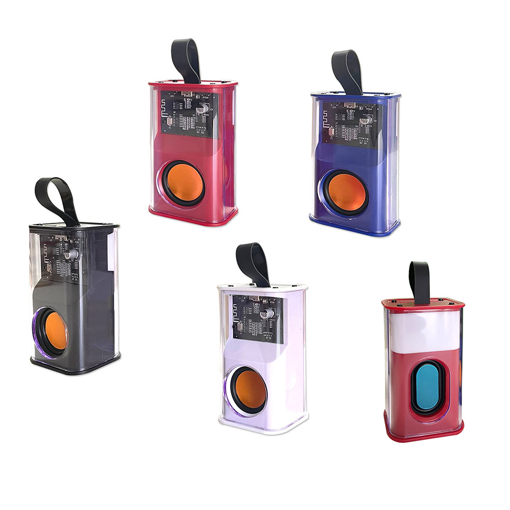 7555 - Şeffaf RGB Bluetooth Hoparlör
