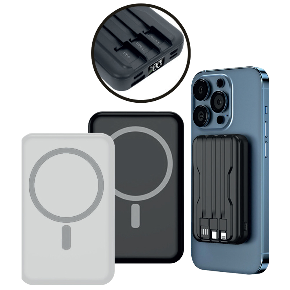 7602 - 10000 mAh Wireless Mobil Şarj Cihazı