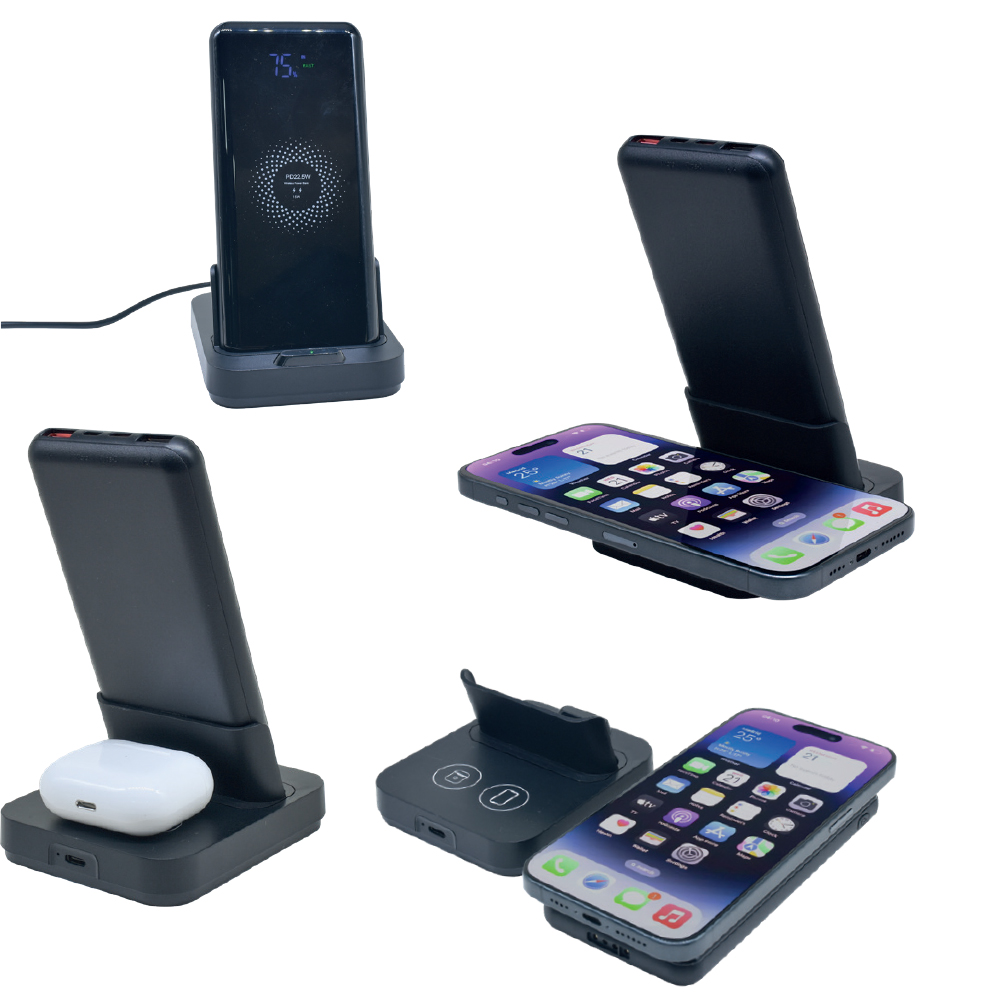 7610 - Standlı Wireless Mobil Şarj Cihazı