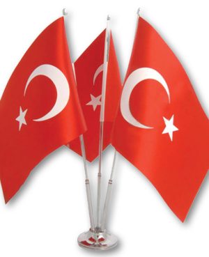 91032 - Üçlü Masa Bayrağı