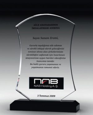 9510 - Kristal Plaket