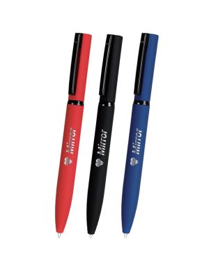 L-38002 - LeccePen Metal Rubber Tükenmez Kalem