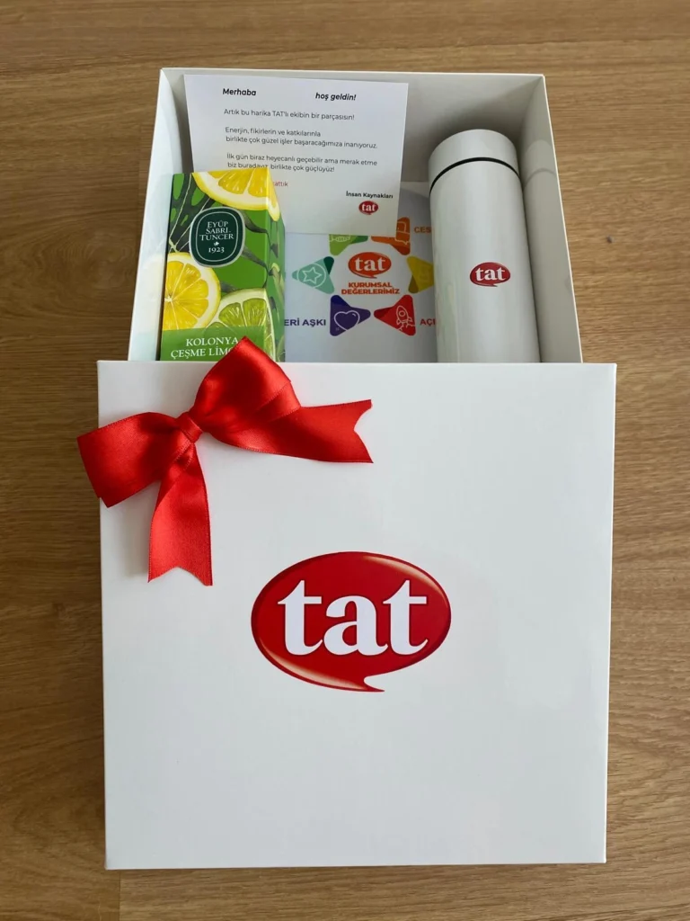 Tat Gıda yeni çalışanları için hazırlanan kurumsal welcome kit