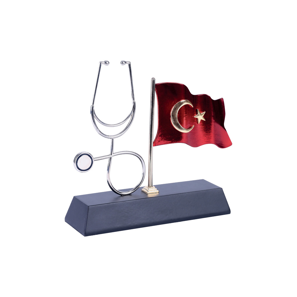 9530 - Bayraklı Özel Figürlü Plaket