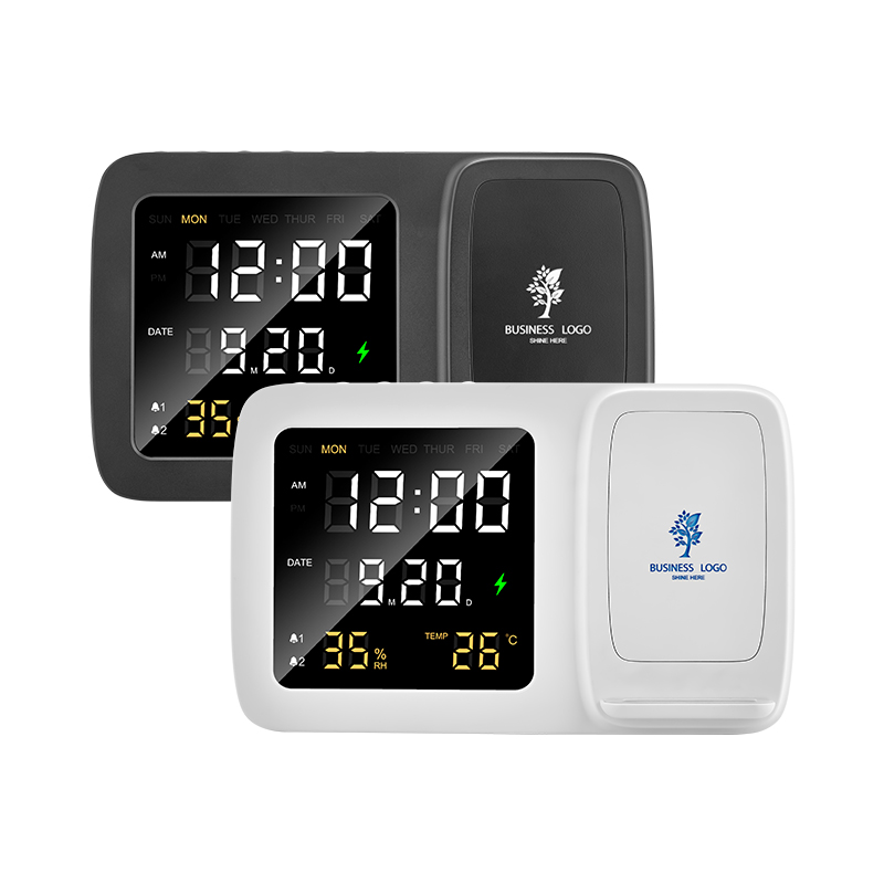 4230 - Wireless Şarj Cihazı & Dijital Saat - Görsel 6
