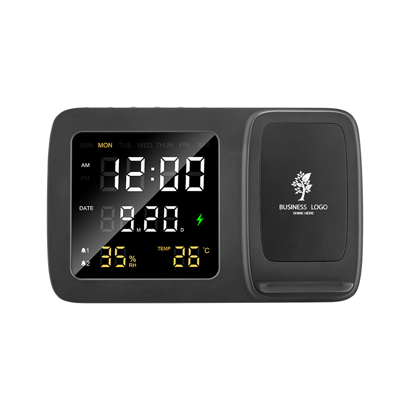 4230 - Wireless Şarj Cihazı & Dijital Saat - Görsel 7
